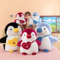 Sacs en peluche Adorables Pingouins Arctiques, en coton PP brodé, super doux, anti-stress, vente en gros pour machines à pinces et salles d'arcade