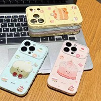 Coque Souple Intégrale Magnétique en Verre Anti-Chute pour iPhone 17/13/16, Motif Cœur Instantané et Adorable