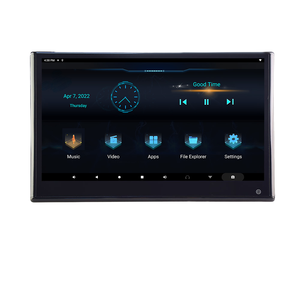 Écran tactile IPS 13,3 pouces Android 9 11 pour autoradio, lecteur <span class=keywords><strong>DVD</strong></span>, 1920*1080, moniteur d'appui-tête universel pour siège arrière, USB - Product Image 1