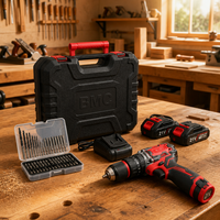 Perceuse à percussion électrique sans balais 21V, perceuse sans fil rechargeable, batteries au lithium, usage domestique et industriel, multifonctionnelle