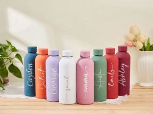 ขวดน้ำสแตนเลสแบบพกพา ปากแคบ 2 ชั้น สุญญากาศ เก็บอุณหภูมิ ขนาด 350 มล. 500 มล. 750 มล. สำหรับดื่มทุกวัน - Product Image 3