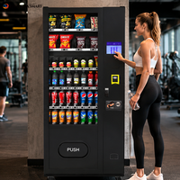 Distributeur automatique de boissons LCD 7 pouces de haute qualité ZhongDa, désinfection UV, conformité ADA, options de paiement multiples 200-300