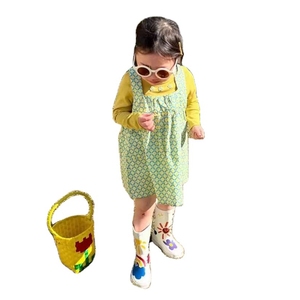 Último Modelo de Vestido Verde sin Mangas a Cuadros para Niñas Pequeñas, Diseños Elegantes de Vestidos para Bebés - Product Image 6