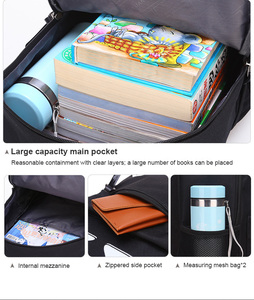 Sac à dos imperméable tendance antivol motif dessin animé pour filles - Collection Sacs d'école - Offre Spéciale - Product Image 4