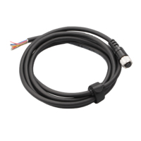 Conector Hembra a Hembra M12 con Codificación A de 8 Pines, Arnés de Cables Moldeado en PVC, PUR o TPU