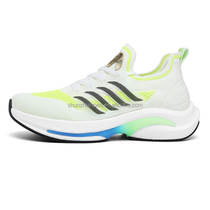 Los mejores zapatos deportivos planos informales Flacasual para hombres, zapatos para correr con cordones de bajo <span class=keywords><strong>precio</strong></span> con forro de malla para primavera y otoño - Product Image 3