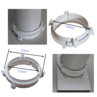Kit de ventilation de fenêtre portable commercial en gros pour climatiseur, adaptateur de tuyau d'évacuation de 5,9 pouces, joint de fenêtre coulissante réglable en PVC/caoutchouc pour la maison