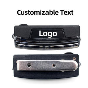 Luz de Advertencia LED de Plástico Mejorada <span class=keywords><strong>Yuge</strong></span>, Recargable, para Hombro, con Luz Estroboscópica, Protección IP65, Antirreflectante, con Clip - Product Image 3