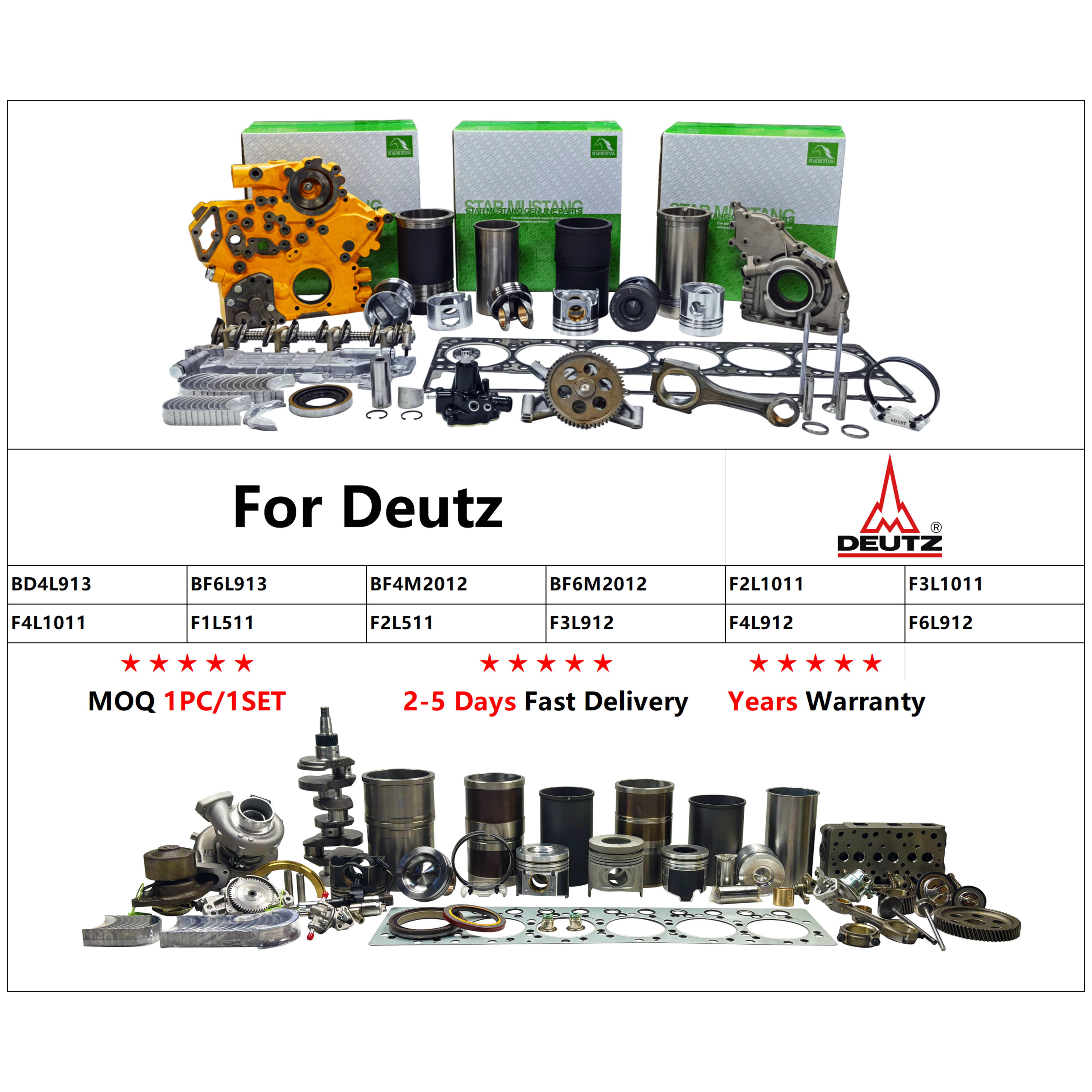 D4D Cylinder Head 04285994 for Volvo Engines - STAR MUSTANG