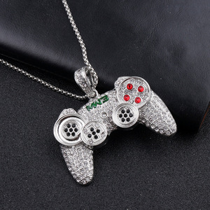 Collana con Ciondolo KABA Gioielli Trendy Hip Hop in Lega a Forma di Capitano da <span class=keywords><strong>Gaming</strong></span> - Product Image 5