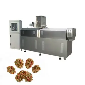 Nuovo prodotto facile da usare kibble automatico pet dog cat food pellet attrezzatura completa per la produzione di produzione