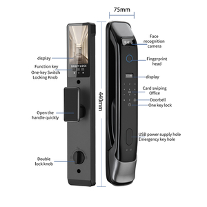 Cerradura de Puerta con Reconocimiento Facial 3D XSDTS DF03X, Funciona con Tuya, Admite Intercomunicador Activo, Acceso Remoto, Cerradura de Seguridad Inteligente para el Hogar - Product Image 6
