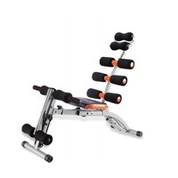 Nouvel appareil d'entraînement abdominal manuel élégant Total Core avec mousse et acier inoxydable