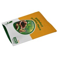 Sacs à engrais personnalisés de 1 kg en plastique PE mat, résistants à l'humidité, imprimés en héliogravure, avec fermeture éclair