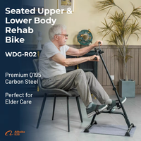 Bicicleta de Ejercicio Mini Portátil BNcompany SXZ-001 para Rehabilitación de Extremidades Superiores e Inferiores para Personas Mayores, con Marco de Acero Resistente y Asiento