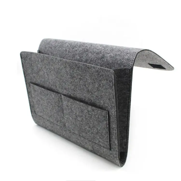 Rpet bảo vệ môi trường vật liệu iPad lưu trữ túi đầu giường Bluetooth tai nghe lưu trữ túi cảm thấy lưu trữ túi