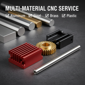 Service de fabrication sur mesure de pièces usinées CNC de précision pour l'acier inoxydable, l'aluminium, l'alliage de laiton. - Product Image 1
