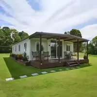 Maison préfabriquée modulaire extensible de 30 pieds, villa de luxe à 2 chambres, cabane d'invités pour jardin, glamping, maison de vacances, mini-maison