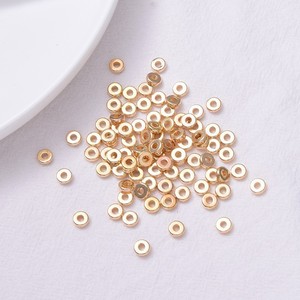 Pulseras de cuentas de plástico con cuentas espaciadoras doradas y perlas para accesorios de fabricación de joyería DIY, estilo CCB redondo, diseño minimalista - Product Image 2