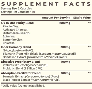 Capsules de supplément détoxifiant OEM à marque privée : <span class=keywords><strong>Charbon</strong></span> actif, zéolite, argile bentonite – Favorise la santé du foie et de l'intestin - Product Image 3