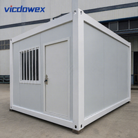 Vicdowex Promotion : Unité Modulaire Préfabriquée en Acier Sandwich, Maison Conteneur Démontable à Assemblage Rapide, pour Bureau, Bâtiment ou Entrepôt