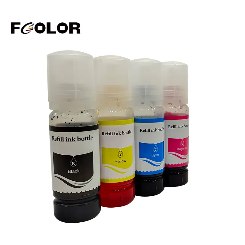 Recarga premium de preço de fábrica fcolor, tinta 103 para epson l3110 l3150 l3160 l3156 l5190 epn ET2700-ET7750 L1110-L7180 impressoras