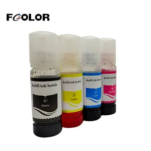 Fcolor precio de fábrica de recarga 103 tinte de tinta para Epson L3110 L3150 L3160 L3156 L5190 EPN ET2700-ET7750 L1110-L7180 impresoras