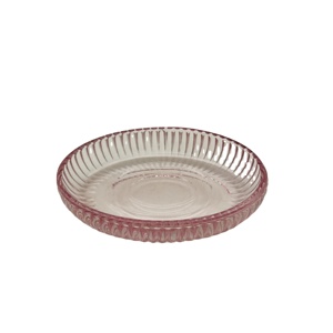 4pcs Pink Color Stripe Shape Glas Badezimmer zubehör Set <span class=keywords><strong>Mayland</strong></span> Toiletten bürsten halter und Seifensp ender für Ihre Toilette - Product Image 4