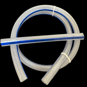 Tuyau d'arrosage tressé en PVC de taille moyenne avec service de découpe, pression de service de 10 bars pour usage industriel et agricole - Product Image 1