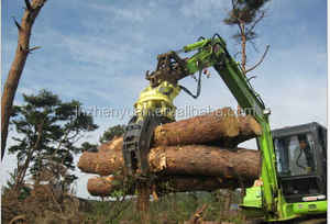 Groothandel Graafmachine Accessoire Houtgrijper Houtkap Met Motor En Versnelling Roterende Grijper - Product Image 4