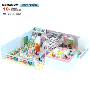 Macaroon Theme Indoor Soft Play Equipment Kids' <b>Trampoline</b> with Foam for Amusement Parks and Play Centers - Product Image 2