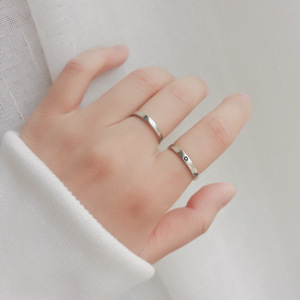 Anillos de Pareja de Sol y Luna Chapados en Plata 925, Anillos de Promesa de Boda para Él y para Ella - Product Image 4