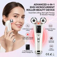 Appareil de beauté facial domestique à succès, rechargeable par USB, masseur facial multimodes à vibrations, outil de soin de la peau