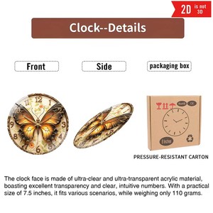 <span class=keywords><strong>Orologio</strong></span> <span class=keywords><strong>da</strong></span> <span class=keywords><strong>Parete</strong></span> Minimalista Personalizzato in Acrilico Trasparente con Indicatori Orari Rotondi Dorati |   <span class=keywords><strong>Orologio</strong></span> <span class=keywords><strong>da</strong></span> <span class=keywords><strong>Parete</strong></span> Silenzioso in Lucite di Lusso <span class=keywords><strong>Moderno</strong></span> - Product Image 2