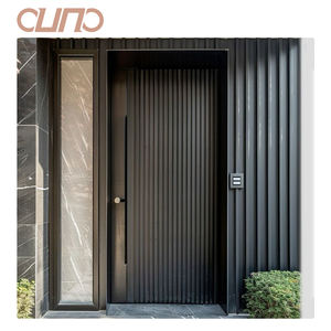 Ouna Residentiële Europa Aluminium Villa Veiligheidsdeuren Voor Exterieur Ingang Moderne Hoofdgebouw Deuren - Product Image 1