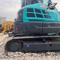 Excavatrice Kobelco SK55SR 5,5 tonnes, meilleur prix, d'occasion, mini-excavatrice de marque supérieure pour la construction et les travaux de terrassement