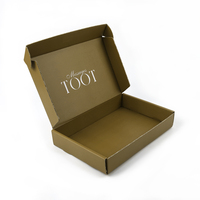 Boîtes d'emballage en carton brun avec rembourrage, grandes boîtes personnalisées avec logo, emballage d'expédition, boîtes d'emballage pour chapeaux et vêtements