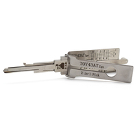 Kit de crochetage professionnel LISHI 2-en-1 TOY43AT 3-en-1 pour ouverture de serrures automobiles