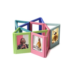 Wholesale Custom Colored Plastic Square Magnetic Refrigerator Photo Frame with UV Printing for Home Decor and USA Origin - Product Image 3