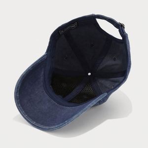 High Quality Large Head Size Faded Washed Cotton Baseball Cap Mesh Lining Golf Dad <b>Hat</b> Sports Cap - Product Image 5