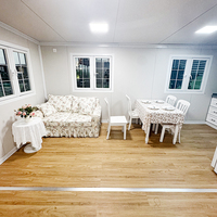 Vente d'usine Maison en conteneur préfabriquée 40 Structure en acier Maison en conteneur portable Maison en Australie avec conteneur de salle de bain