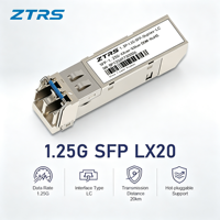 Nuevo Módulo Óptico SFP ZTRS de 1.25G, 1310nm, 20km, LX20 SMF con DDM para Acceso FTTH