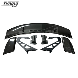 Aileron d'aile arrière en fibre de carbone AD V3 Style col de cygne inversé pour 2019 sur Toyota Supra MK5 A90 A91 - Product Image 4