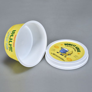 Envase de Yogur Redondo Desechable de 180g con Logotipo Personalizado para Clientes Mayoristas, Envase de Yogur de Plástico PP con Tapa - Product Image 3
