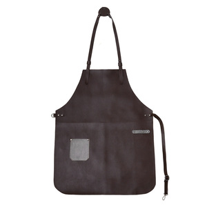 Leather <b>Work</b> <b>Apron</b> Unisex For Baristas Hairdressers Restaurant Bar Use Brown - Product Image 1