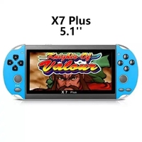 5.1 pouces HD grand écran X7Plus Consoles de jeu portables rétro joueurs de jeu portables X7plus Classic Mini MP5 Console de jeu vidéo