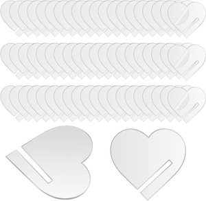 Etiquetas Colgantes para Alimentos de Acrílico Duradero y Ecológico, Personalizadas con Grabado, Etiquetas con Nombre para Copas de Vino para Bodas y Cumpleaños - Product Image 5