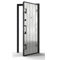 Porte d'entrée en acier anti-effraction certifiée ENV1627 Classe 4, cadre renforcé, boulons anti-effraction, sécurité européenne