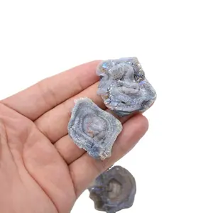 Камень-розетка серый халцедон свободный, драгоценный камень свободного покроя в форме солнца, агата, галактики, цепочки 25-35 мм