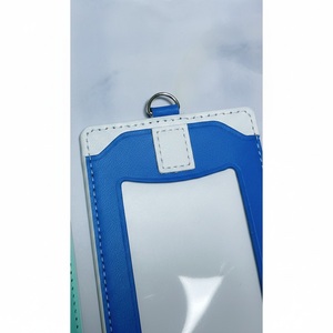 Tarjetero Clásico de Cuero PU Azul con Soporte para Teléfono, Logotipo Personalizado, Regalo Corporativo - Product Image 4